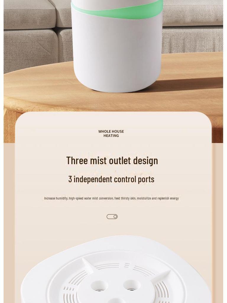 Увлажнитель воздуха двойного назначения и ночник с дистанционным управлением – бесшумное, мощное устройство для ароматерапии в спальне