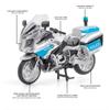 1/12 BMW R1250RT-P Полицейская имитация мотоцикла из сплава Модель амортизаторов Звук и свет Коллекция игрушечных машинок Подарок для детей