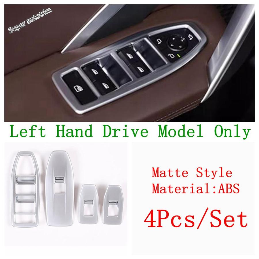 Car Inner Door Window Glass Lift Button Panel Cover Trim For BMW X1 iX1 U11 X2 iX2 U10 - 2027 ABS Carbon Fiber Accessories