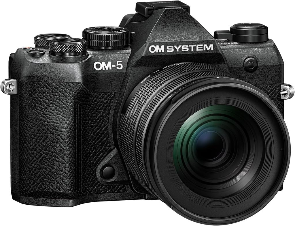 OM SYSTEM OM-5 Mark II Комплект с объективом 12-45mm F4.0 PRO, Черный, Беззеркальная камера Micro Four Thirds