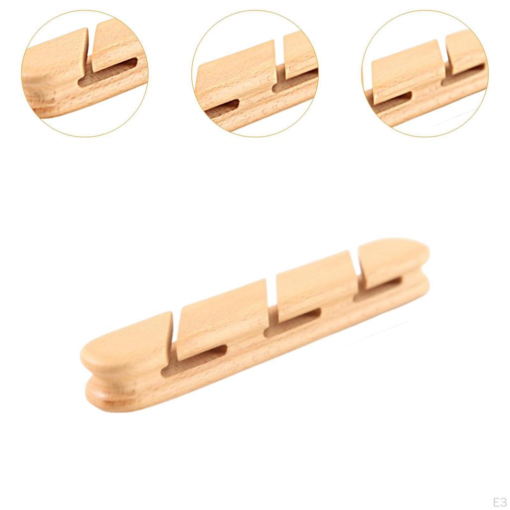 Держатель для управления кабелями, зажимы, деревянные многоцелевые держатели для шнуров, органайзер для зарядки через USB