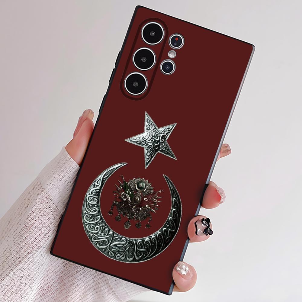 Чехол для телефона с флагом Турции и паспортом для Samsung S Series S21 S22 S23 S24 S25 FE Plus Ultra, мягкий ТПУ, приятный для кожи