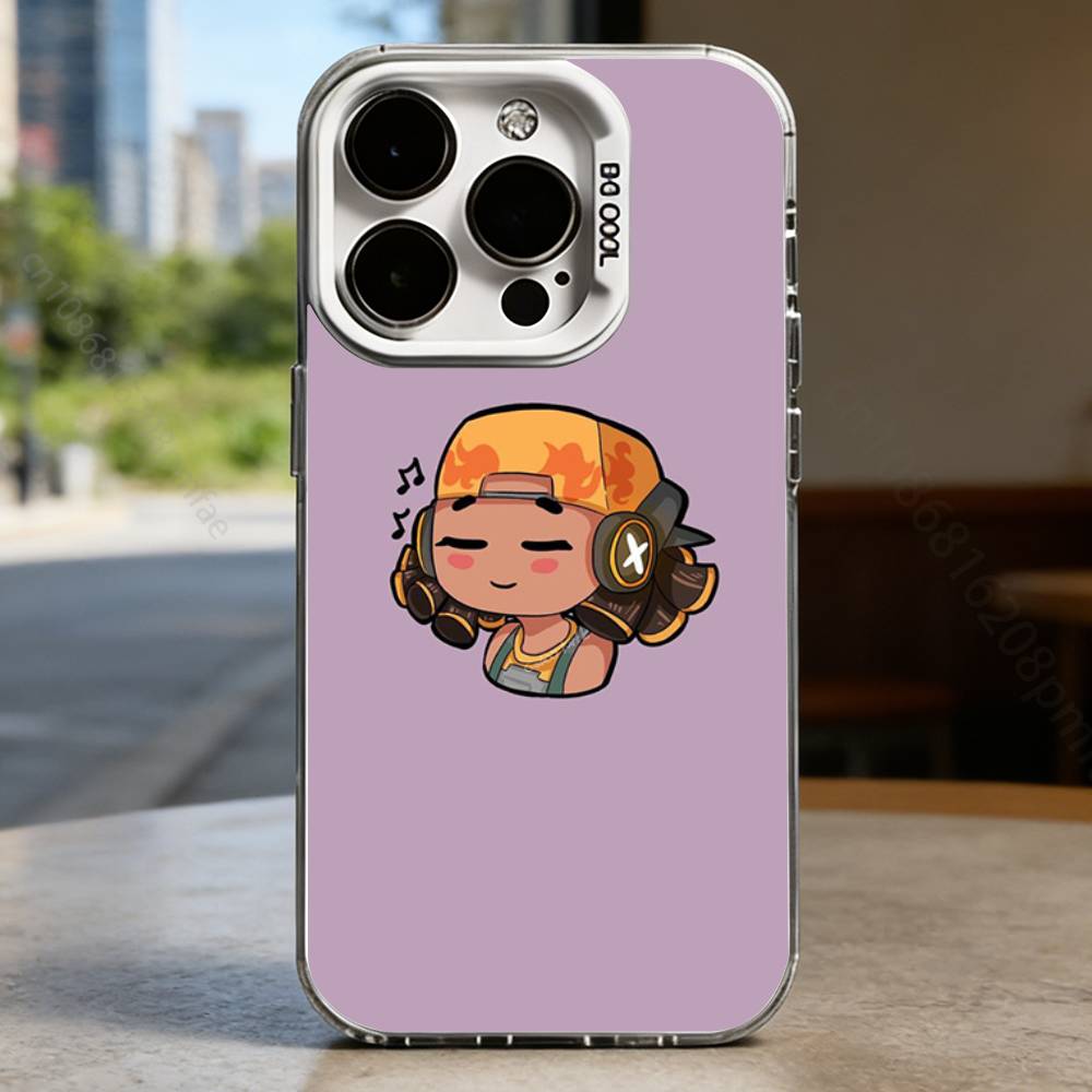 cartoon valorant Hard Phone Case for IPhone 16 15 14 13 12 11 Pro Max Plus16E X XR XS Max shockproof Full Cover