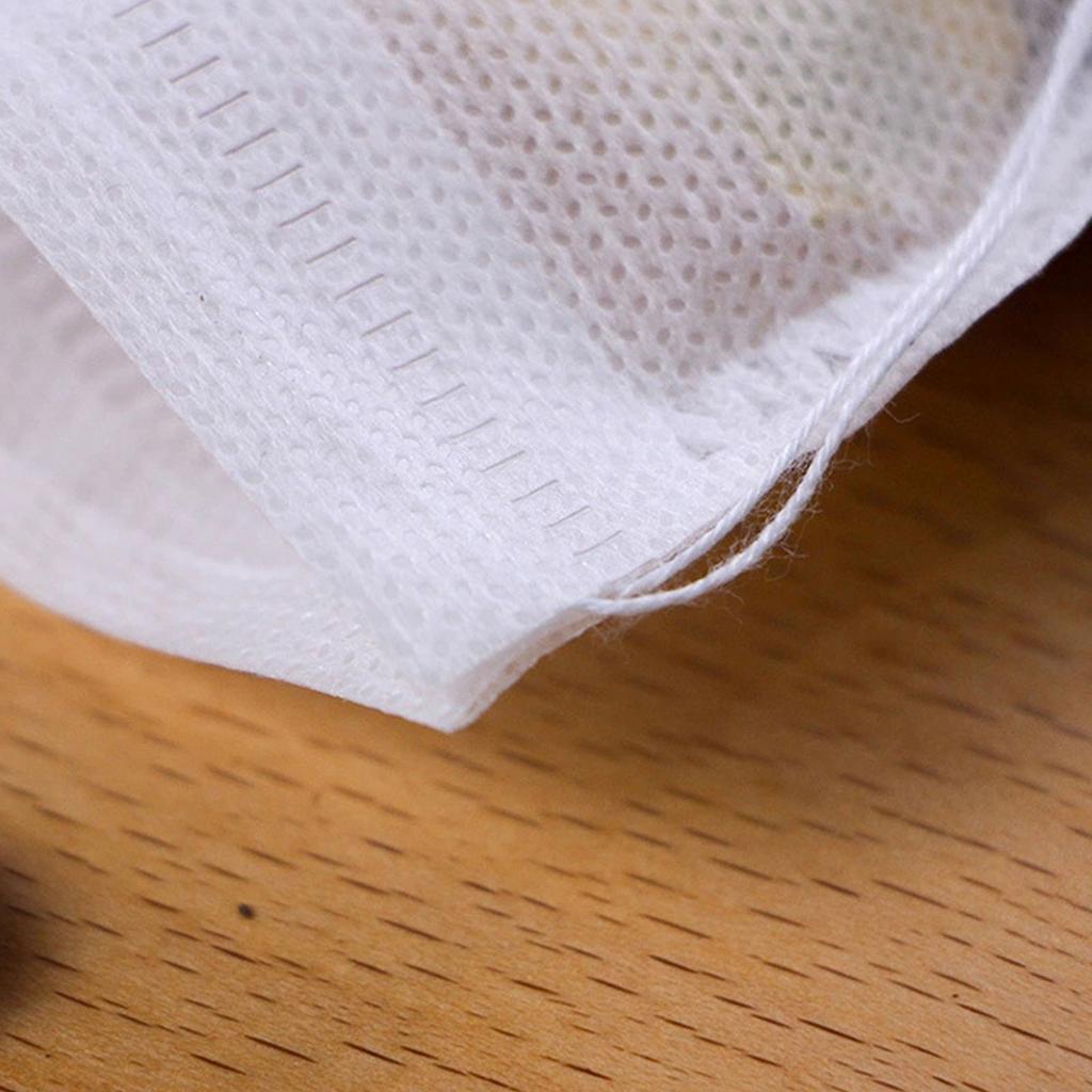 100pcs Empty Tea Bags with Drawstring Perfect for Brewing Teas and Spices Versatile Bags for Loose Tea Spices and More