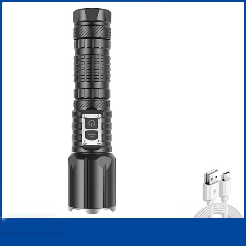 Convoy Flashlight Shock Self-Defense Lamps Led Flashlight Ultra Powerful Rechargable Torch Survival Equipment Usb Charging Light