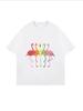 Oversized T Shirt White Flamingo Print Summer Casual Wear