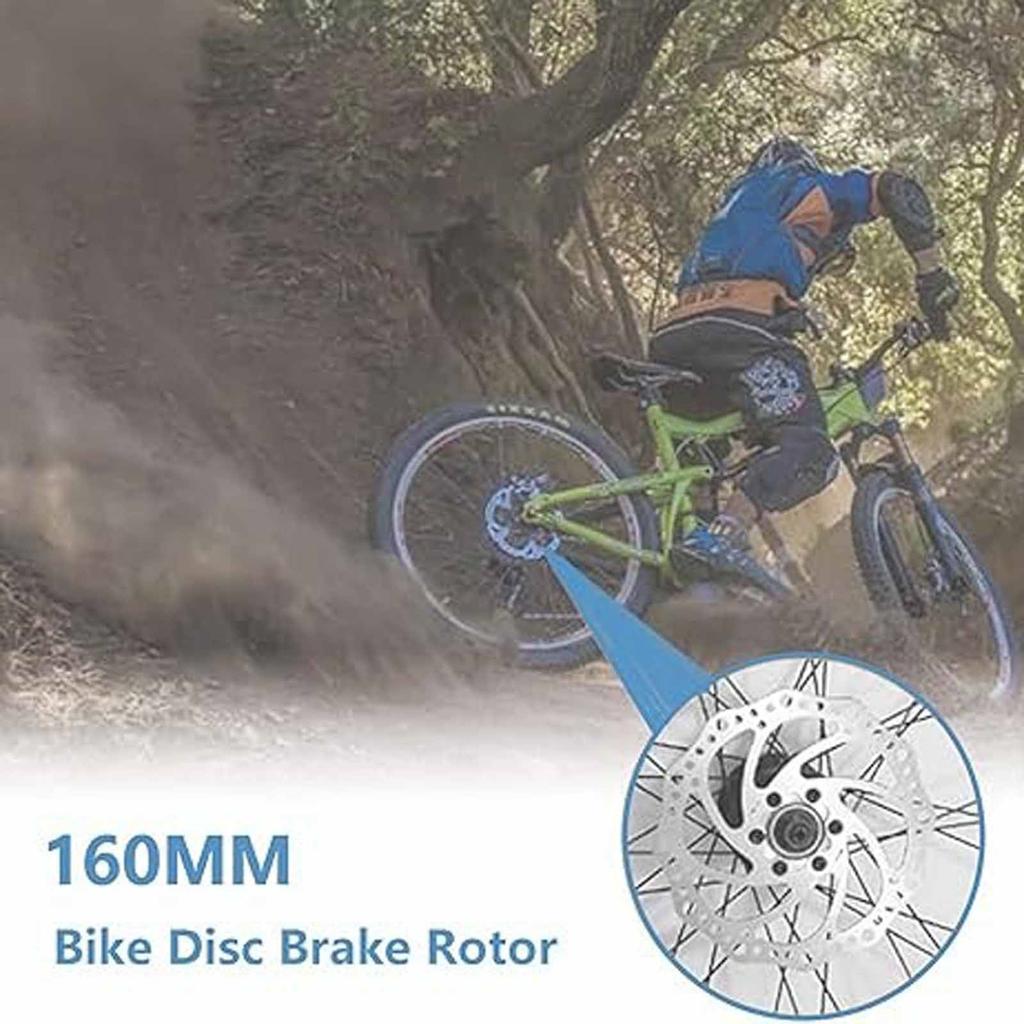 Brake Pads with Screws - Six-pin Disc Brake Pads - Premium Replacement Cycling Disc Brake Pads