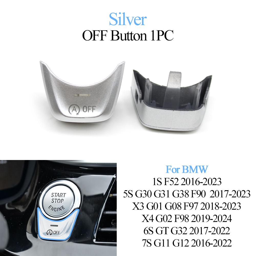 Engine Start Stop Button OFF Switch Cover For BMW 1 5 6 7 X3 X4 Series GT F52 G30 G31 G38 F90 G32 G11 G12 G01 G08 F97 G02 F98
