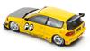 POP RACE x Enigma Pandem Civic EG6 Mooneyes Готовая модель PRE0010 1/64 -