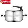 Кастрюля-пароварка Debo DEP-277 26 см из нержавеющей стали
