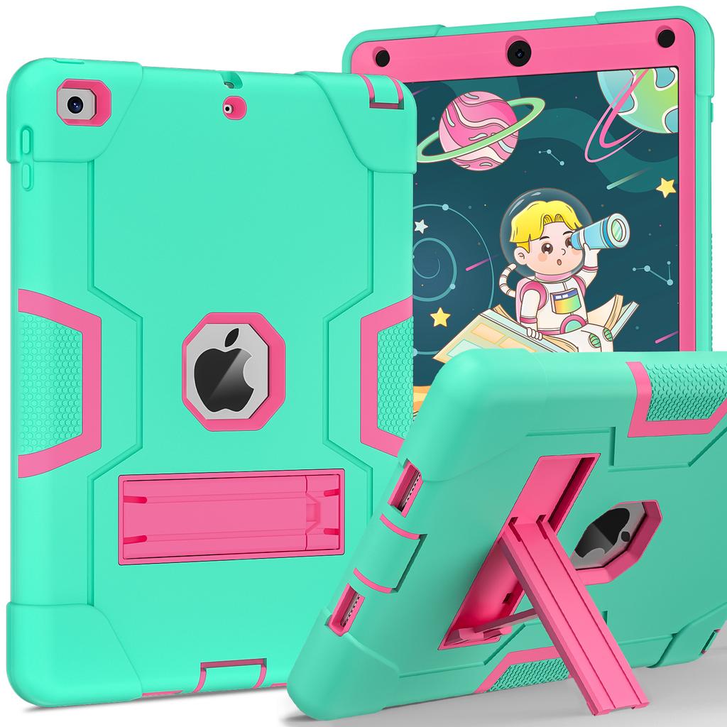 Rugged Case For New iPad 9.7 (5th 6th Genetation) Model A1822 A1823 A1893 A1954 3-Layer Protection Cover Shockproof