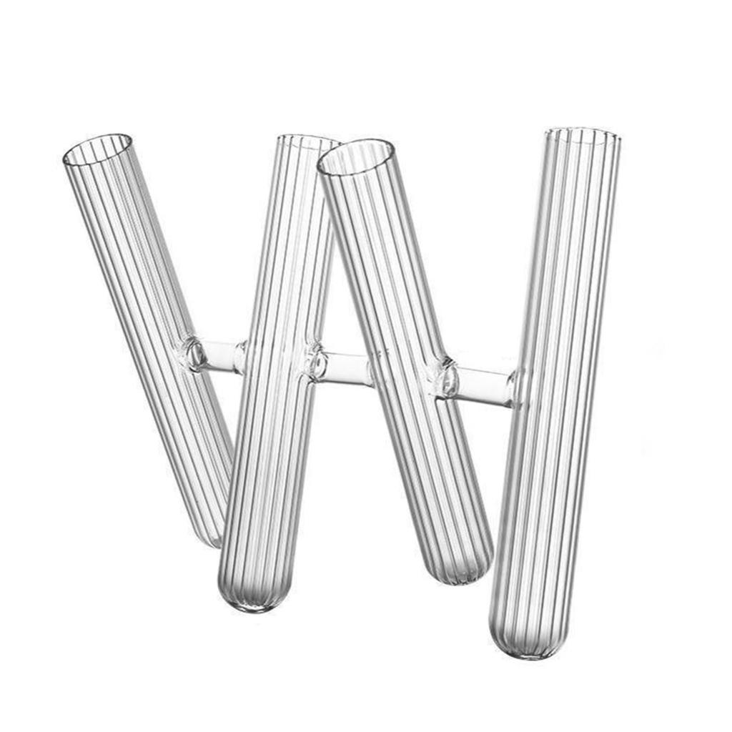 Современные стеклянные пробирки с полосками 3/4, вазы для цветов, растительный террариум для цветочной экспозиции, декор для гостиной или столовой