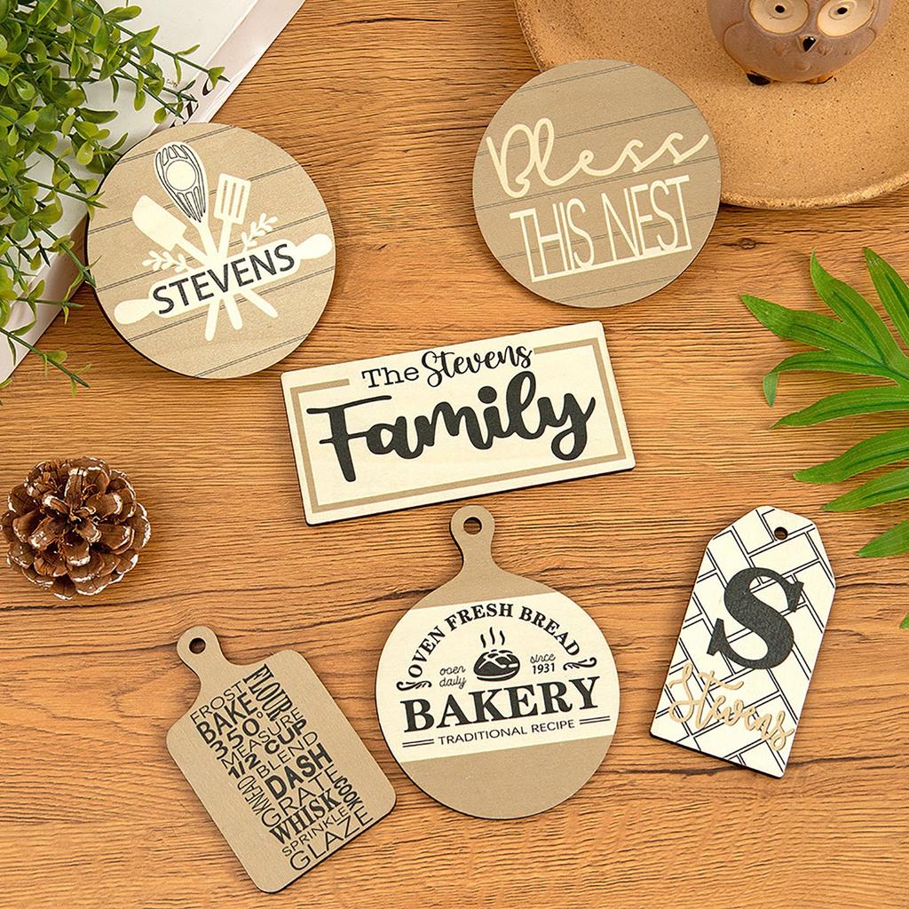 Bread Theme Tiered Tray Decoration Creative Desktop Decoration Ornament Home Decor Craft