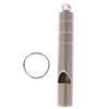 Pure Titanium Emergency Survival Whistle With Lanyard Portable Loud Outdoor Whistle For Camping Hiking Adventure Rescue Tool