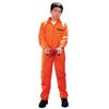 Маскарадные костюмы заключенных оранжевого цвета на Хэллоуин, детская тюремная форма с принтом тюрьмы