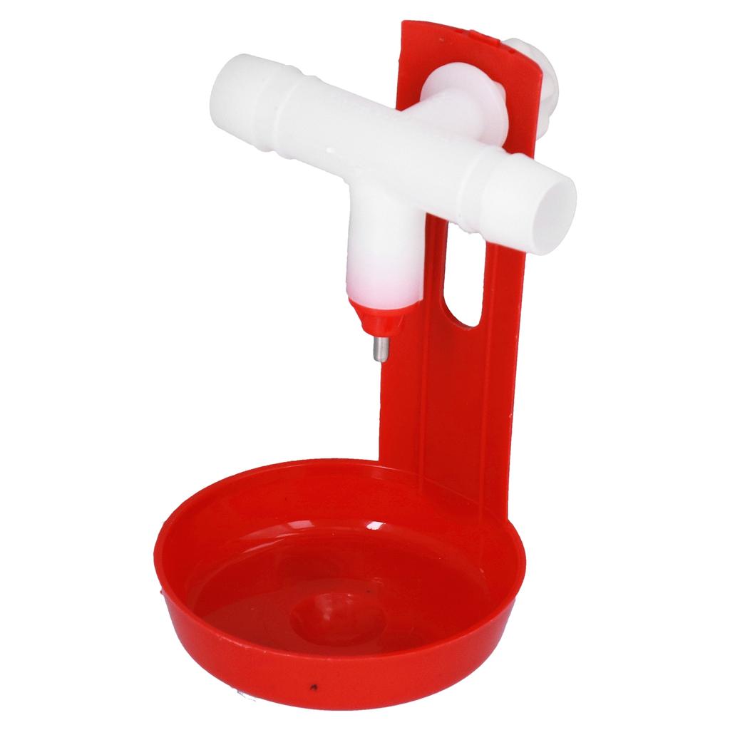 10 комплектов поилок для кур, автоматическая поилка для домашней птицы с белым тройником