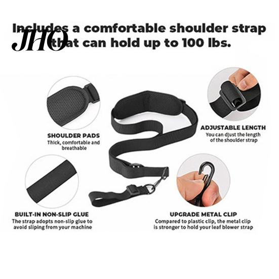 Rotatable Clip for Trimmer Harness Weed Eater Handle Extension Grip with Shoulder Ergonomic Lightweight And Sturdy String Lawn Care Landscaping Sling