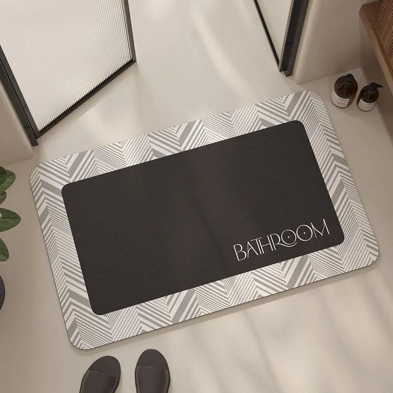 Bathroom absorbent diatom mud toilet doormat toilet toilet floor mat toilet carpet