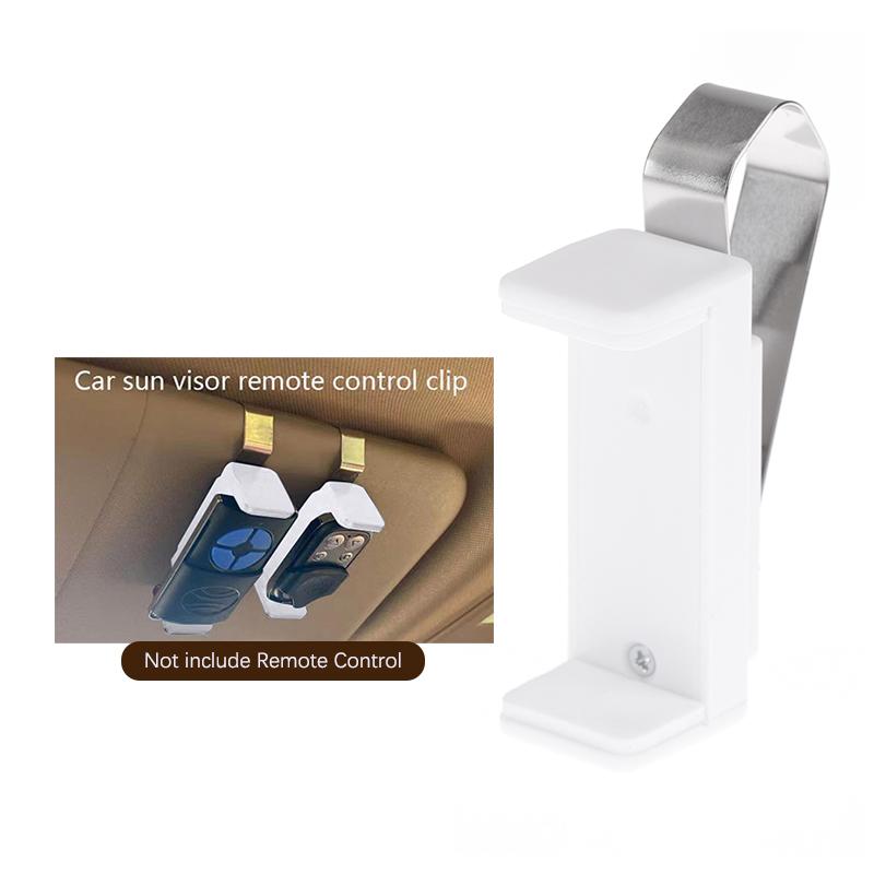 Регулируемый автомобильный держатель-клипса для солнцезащитного козырька, 46 мм-65 мм, для пульта дистанционного управления гаражными воротами, шлагбаумом, ключа от машины, открывателя