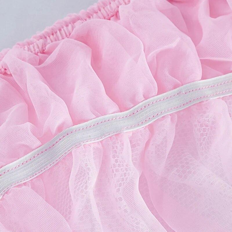 Two Layers Lace Bed Skirt Elastic Wrap Around Bed Cover Without Surface Bed Skirt Couvre Lit Twin/Full/Queen/King Size Bed Decor