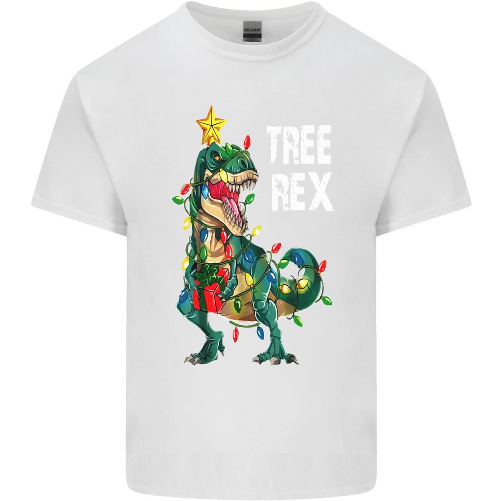Tree Rex TRex Funny Christmas Dinosaur Unisexs Light Cotton TShirt