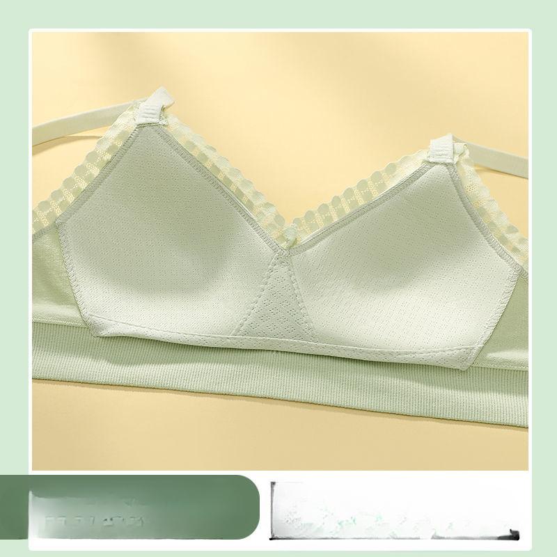 Потные Девушки Бюстгальтеры Беспроводное Нижнее Белье Для Женщин Пуш-Ап Линжери Однотонные Простые С Подушечкой Бюстгальтеры