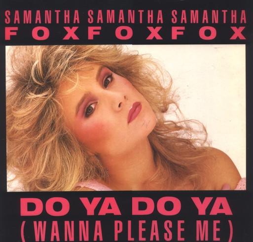 12-дюймовая пластинка SAMANTHA FOX Do Ya Do Ya Wanna Please Me 10331JDACPROMO JIVE 1986 США Поп Б/у