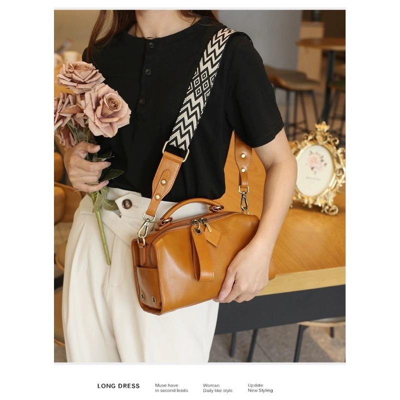 Женская сумка из натуральной кожи Новая модная сумка на плечо из коровьей кожи растительного дубления в корейском стиле Универсальная ручная сумка-кроссбоди