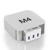 Док-станция-хаб Mac Mini M4 10 Гбит/с, 3x 5 Гбит/с, компактный алюминиевый дизайн, идеальный аксессуар для расширения Mac Mini, мгновенная готовность данных - 6-в-1
