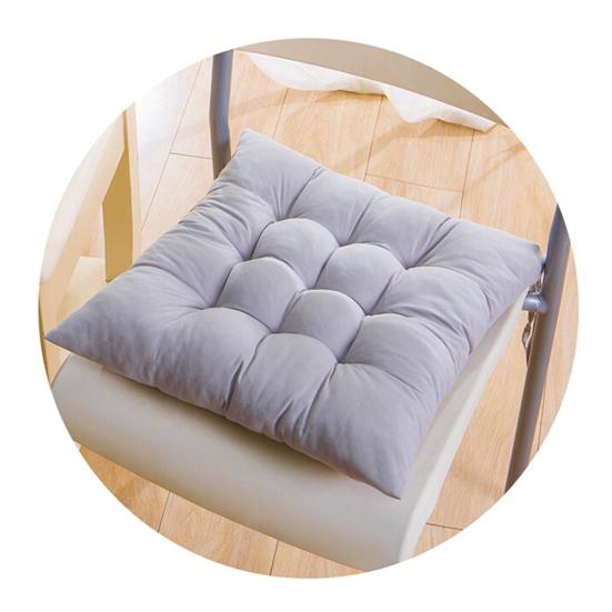 Chair Cushion Solid Color Anti Skid Wear-resistant Breathable Non-Slip Cushion for Home