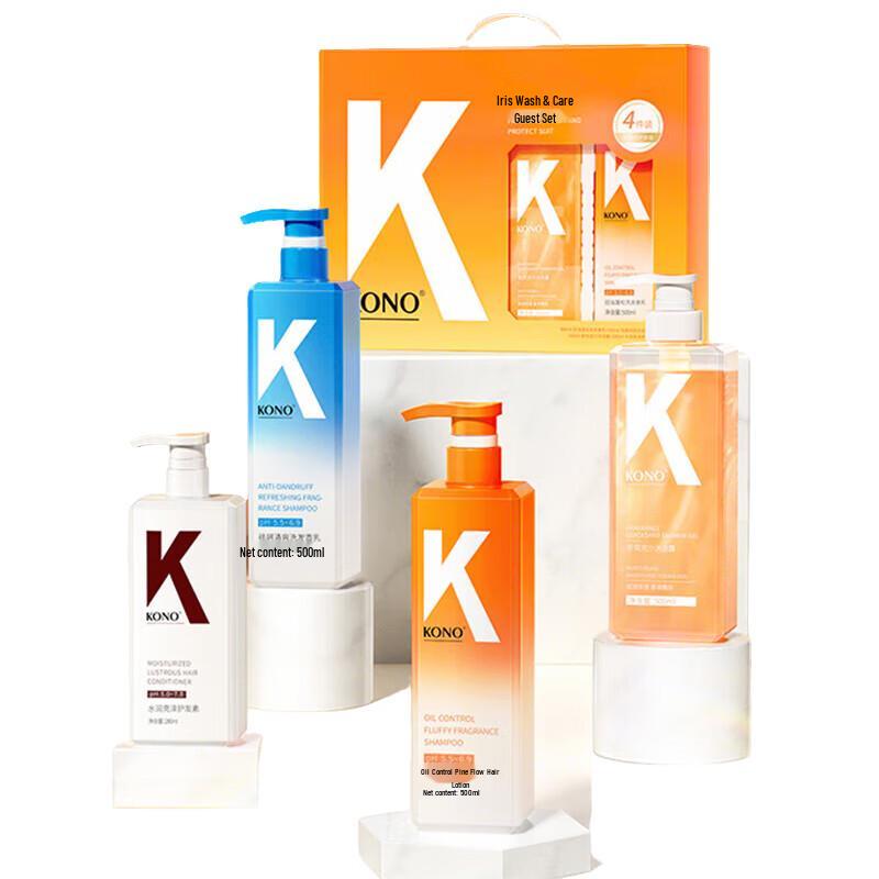 KONO Kali Anti-Dandruff Scented Hair & Body Care Gift Set
