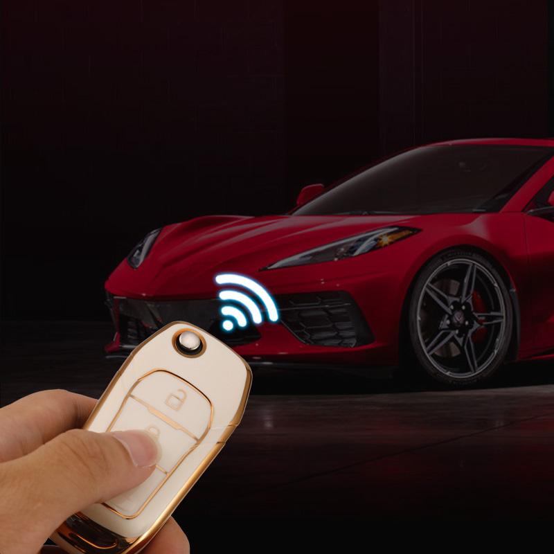 Модный чехол для дистанционного ключа из ТПУ для Ford Fusion Fiesta Mondeo Ecosport Kuga Escort Everest Ranger F150, аксессуары