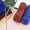 Soft Velvet Macrame Rope Blended Knitting Wool Handicrafts Thread  for Scarf Coat Baby Blanket DIY