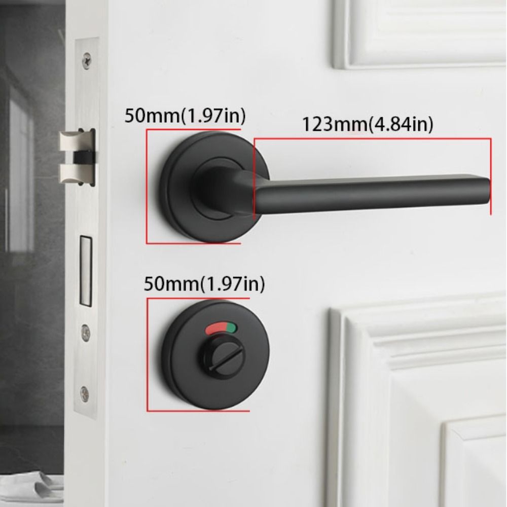 Nylon Plastic Indicator Door Lock Stainless Steel Stainless Steel Deadbolt Bathroom