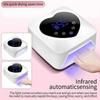 72W Cordless UV Led Nail Lamp Touch Screen Wirless Power Storage Nail Enhancement Lamp Quick Drying Nail Dryer