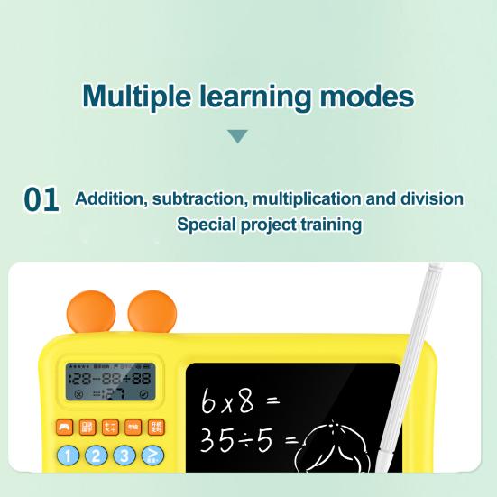Обучающая игра по математике с блокнотом для рисования Перезаряжаемая легкая интерактивная электронная доска для письма по математике