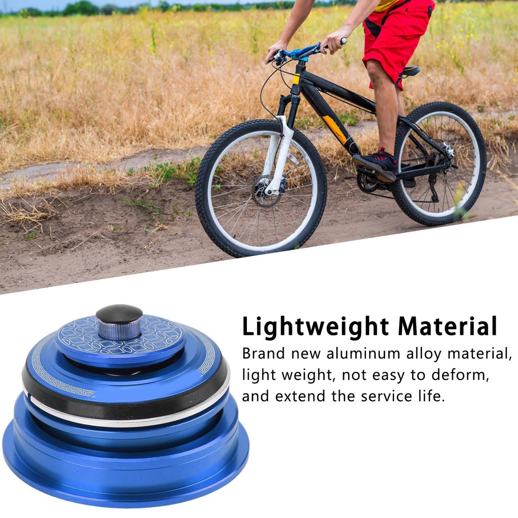 Bearing Headset Aluminum Alloy Mountain Bike Headset for Cone Straight Tube Fork