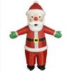 Inflatable Christmas Costume: Santa Claus Riding Reindeer Suit