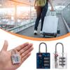 Прозрачный кодовый замок для таможни, противоугонный, для чемодана, багажа, кодовый замок для путешествий
