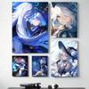 1pc Popular Anime Game Cute Girl Furina Genshin Impact Poster HD Posters Home Room Bar Cafe Decor Art Wall Painting Picture