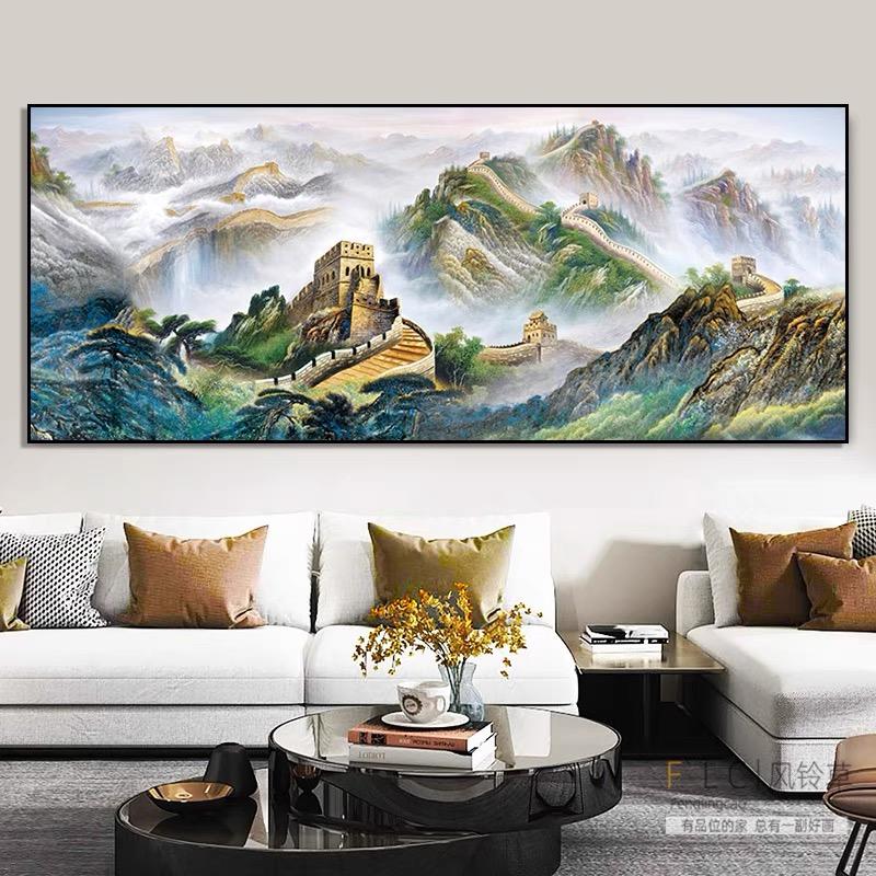 Great Wall Diamond Cross Stitch Mosaic Art New Landscape 5d Diamond Painting Full Diamond New Living Room Welcome Pine Large