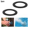 Replacement Part 10255 Rubber Washer Seal 2pcs Flat Strainer