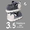 Men's Husky Plush Cotton Slippers: Warm, Cozy Indoor Winter Footwear for Couples