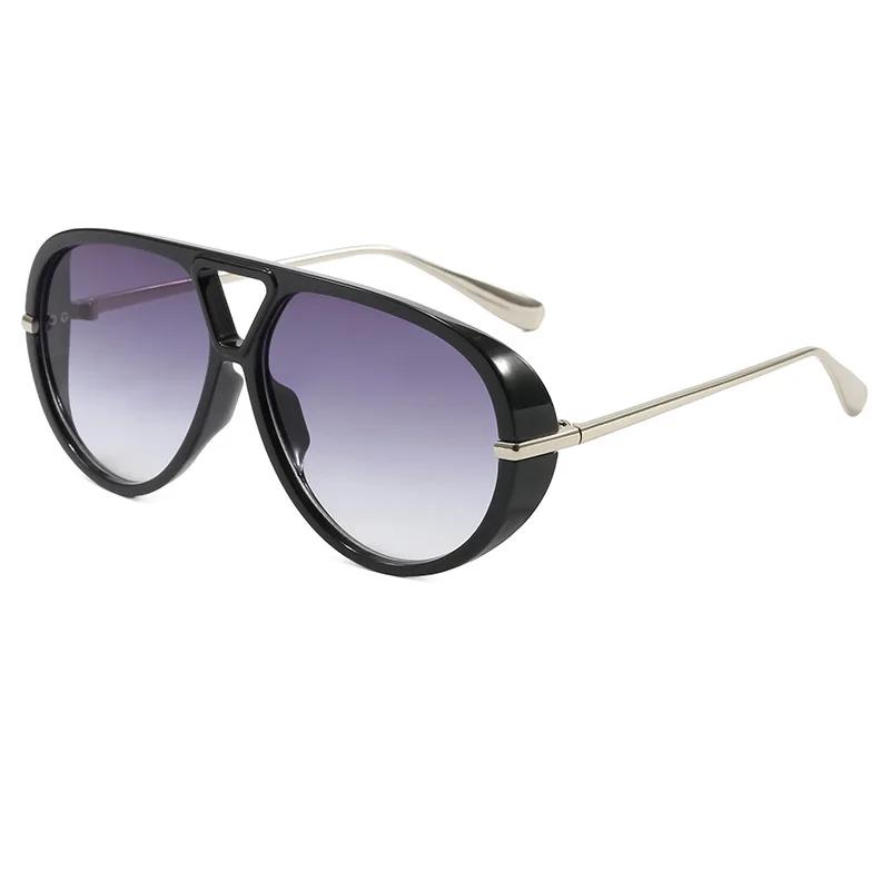Женские модные большие солнцезащитные очки мужские стильные ретро-очки UV400 для защиты глаз солнцезащитные очки модные большие оправы для активного отдыха