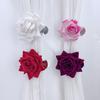 1PC Garden Simple Rose Clip Curtain Strap Fresh Classic Curtain Strap Door Curtain Buckle