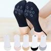 Women Invisible Cotton Socks Silicone Non-Slip Low Cut Breathable Slipper High Heels Boat Socks