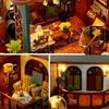 DIY Miniature Dollhouse with Oriental Furniture Set and Acrylic Case (TD45)
