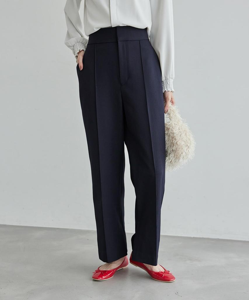 Serge Wide Matching Navy Size 36 [Rope Picnic] Wool-like Pants, Coordination, (40),