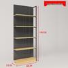 Steel-Wood Display Rack with Hooks for Snacks & Stationery