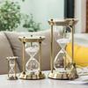 Bronze Hourglass Timer: 3/15/30/60 Min Study & Business Gift